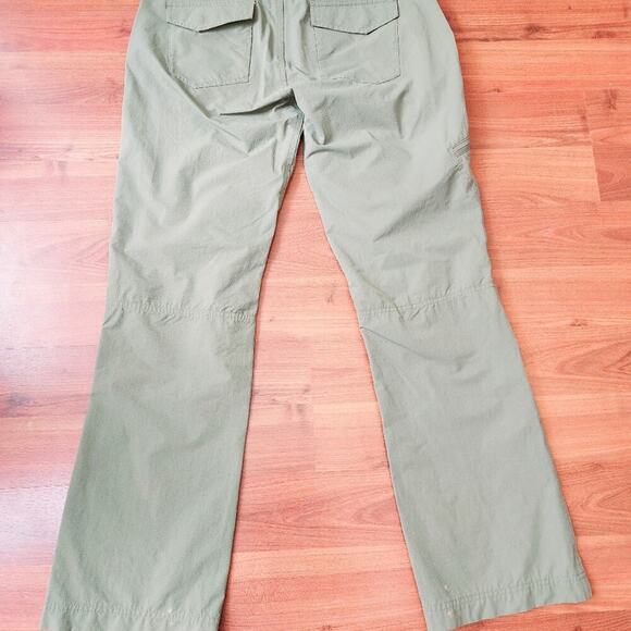 MARMOT GREEN ZIP POCKET OUTDOOR PANTS SIZE 10 - Picture 7 of 10